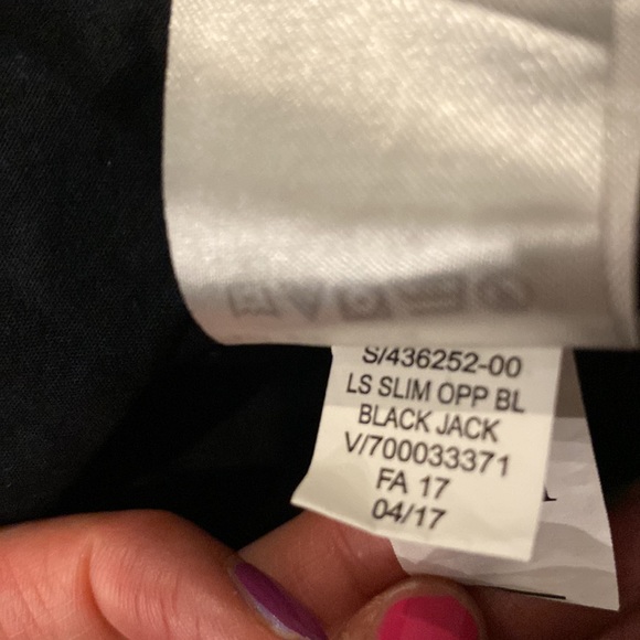 Old Navy Black Button Up Mens Large - Picture 4 of 7